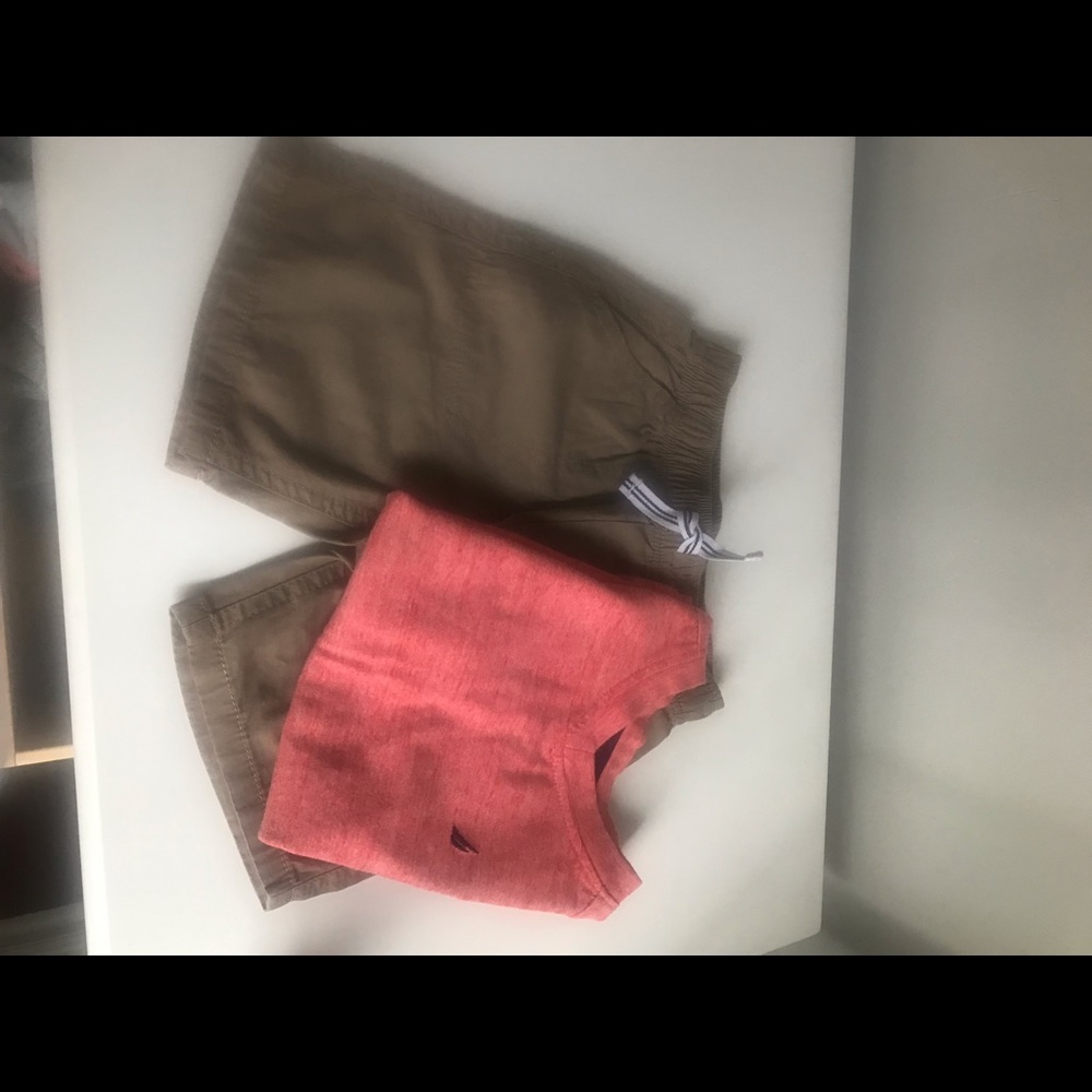 Nautica 3T short and shirt set